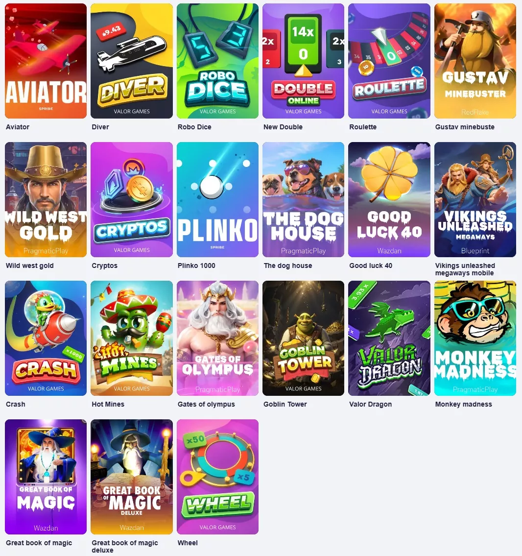 Valor Bet Casino | More Deposits — More Prizes